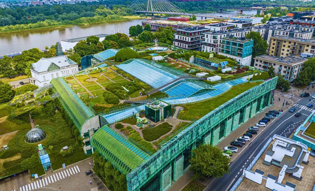 University Library Roof Garden - Warsaw, Poland