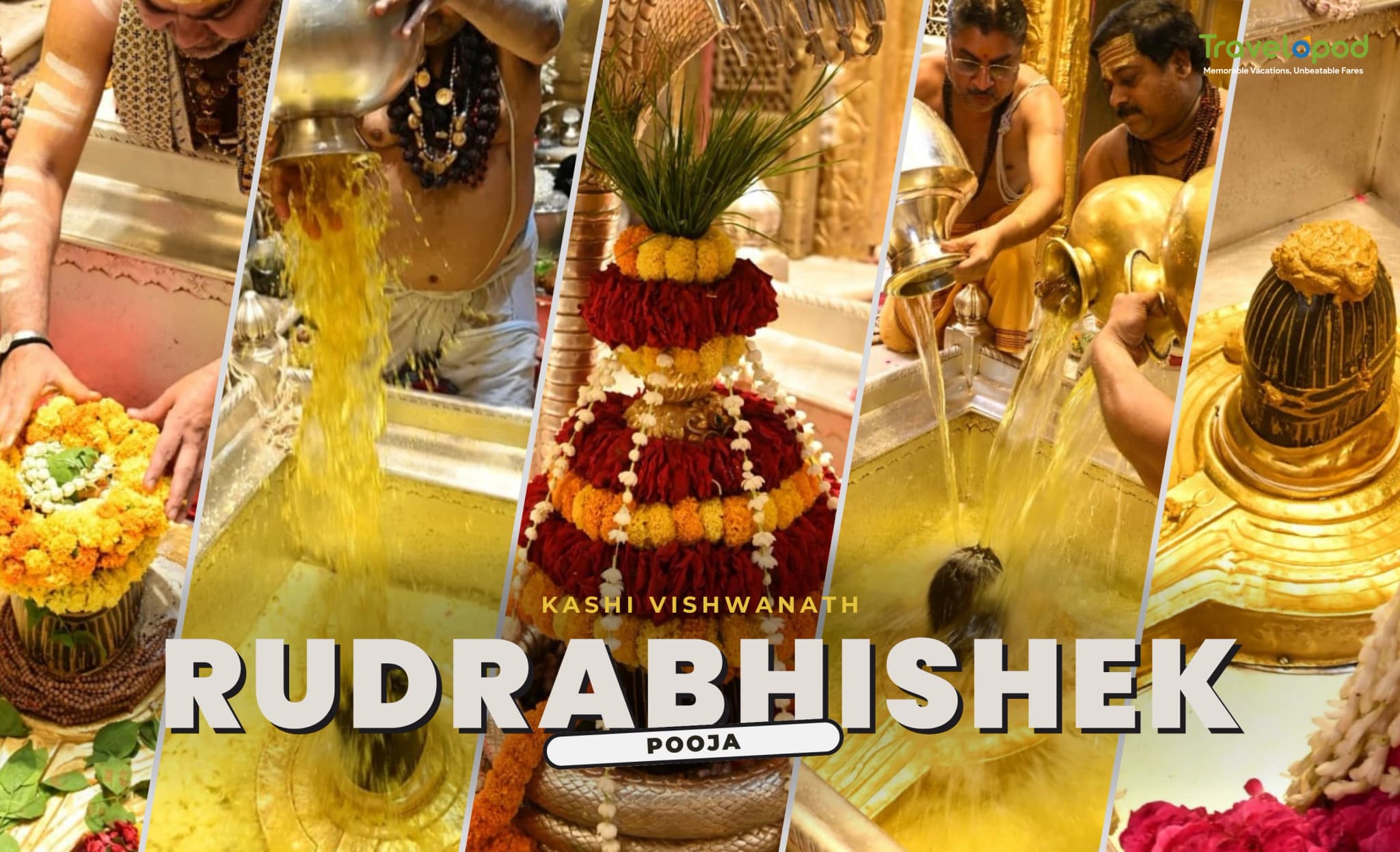 Rudra Abhishek at Kashi Vishwanath Temple

