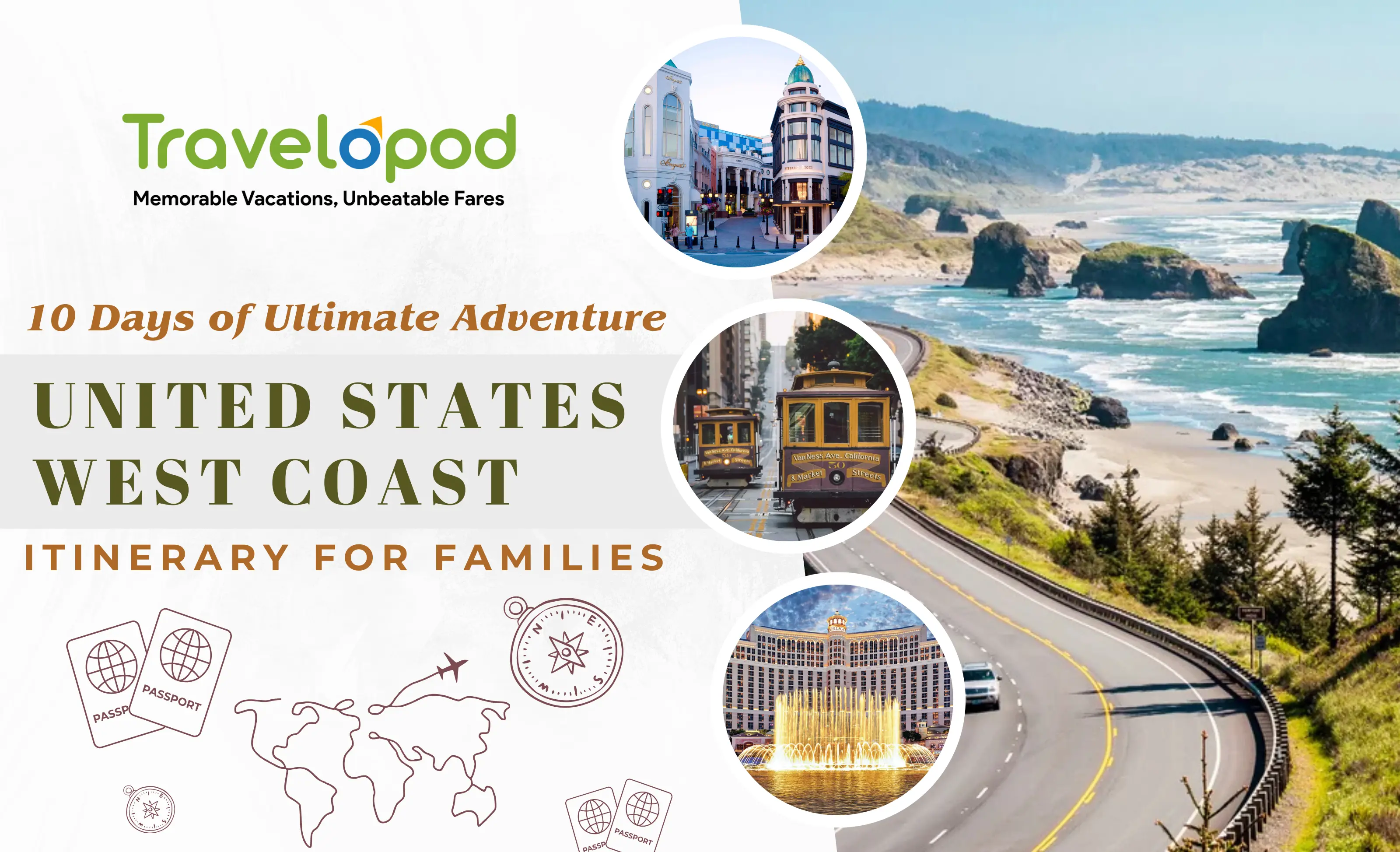 10 Days of Ultimate Adventure - US West Coast Itinerary for Families 