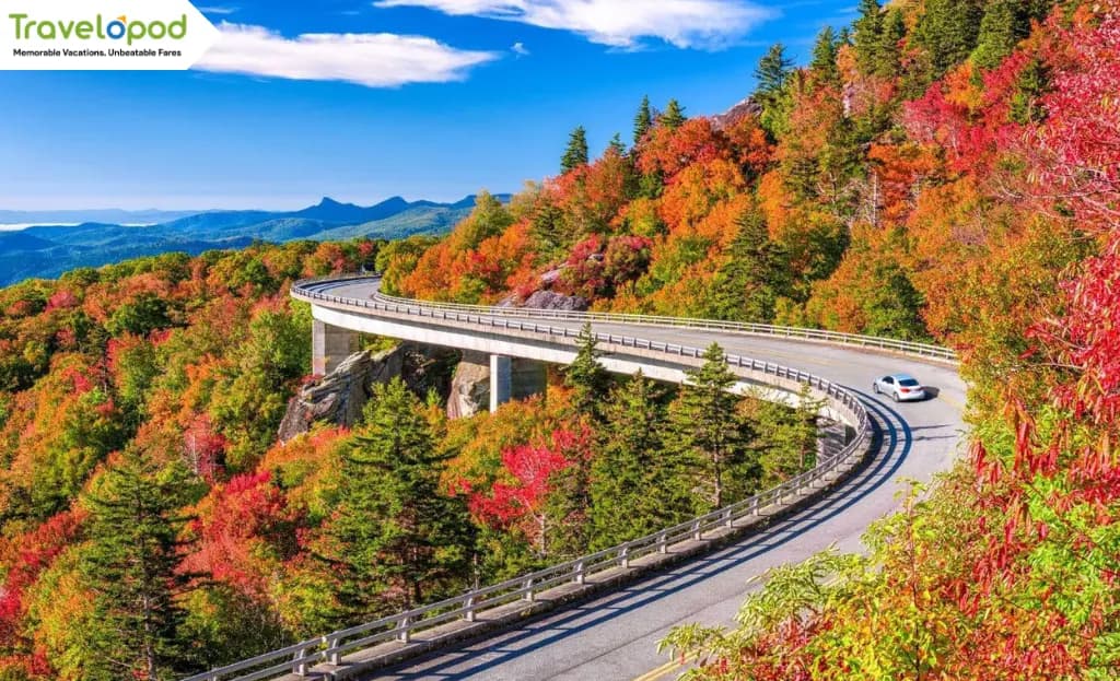 Blue Ridge Parkway from Virginia to North Carolina